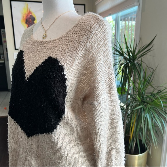 {3 For $25} Cozy Heart Sweater - Picture 2 of 3